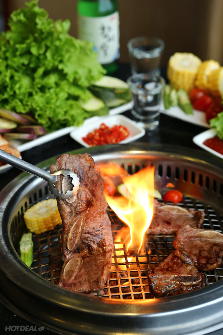 King BBQ Hàng Tre - Buffet Nướng Lẩu Menu 279k - Vua Nướng Hàn Quốc