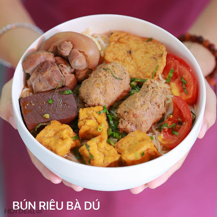 Combo Bún Riêu Cua Bà Dú Siêu Ngon + Nước Mía Cho 01 Người