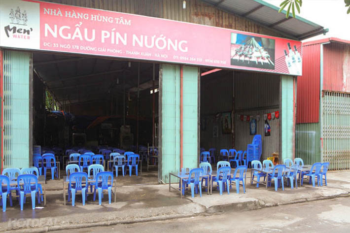 Ngẩu Pín Nướng Hùng Tâm - Set 4-6 Người - Nướng Bụi + Lẩu Sườn Sụn Om Me