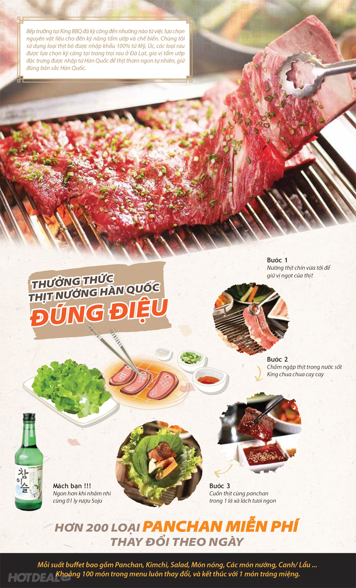 KING BBQ MENU 279K, BUFFET NƯỚNG MỎI TAY, LẨU NHÚNG THẢ GA – VUA NƯỚNG ...