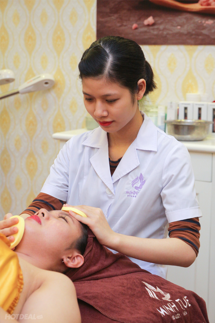 Điều Trị Mụn/ Chăm Sóc Da Trắng Hồng Và Massage Cổ Vai Gáy - Minh Tuệ Spa
