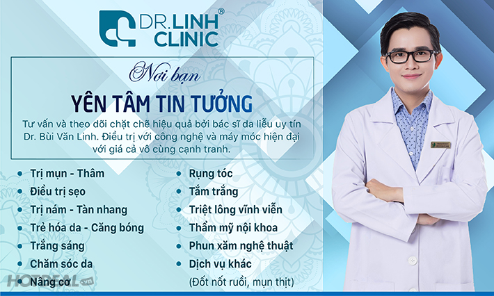 DR LINH CLINIC - MIỄNTIP - ĐIỀU TRỊ MỤN, GIẢM THÂM CẤP TỐC BẰNG ÁNH SÁNG 3D  BLUE - RED - YELLOW