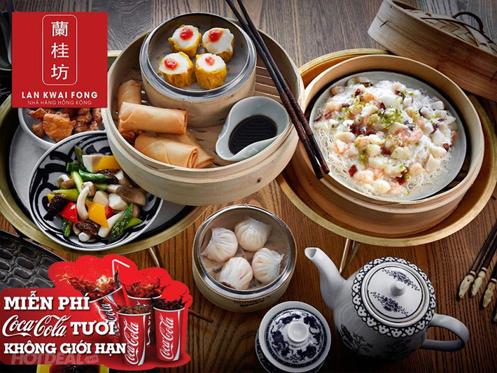 BUFFET DIMSUM VÀ LẨU HỒNG KÔNG ĐẶC SẮC TẠI LAN KWAI FONG TẶNG THỎA