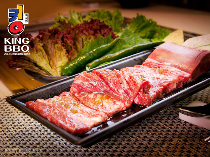 King BBQ Hàng Tre - Buffet Nướng Lẩu Menu 279k - Vua Nướng Hàn Quốc