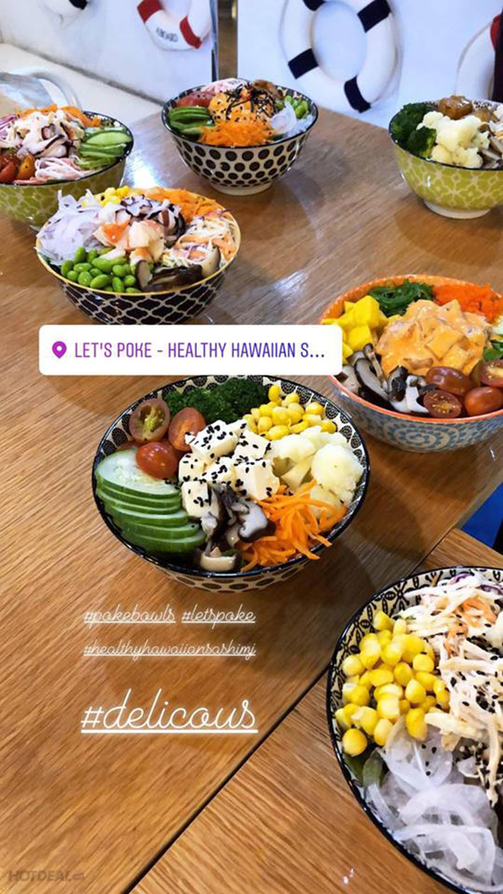 Áp Dụng Giáng Sinh, Tết - Combo Poke Healthy 06 Món Cho 02 Người Theo Kiểu Hawaii Tốt Cho Sức Khỏe, Không Lo Bị Béo - Nhà Hàng Let's Poke 14