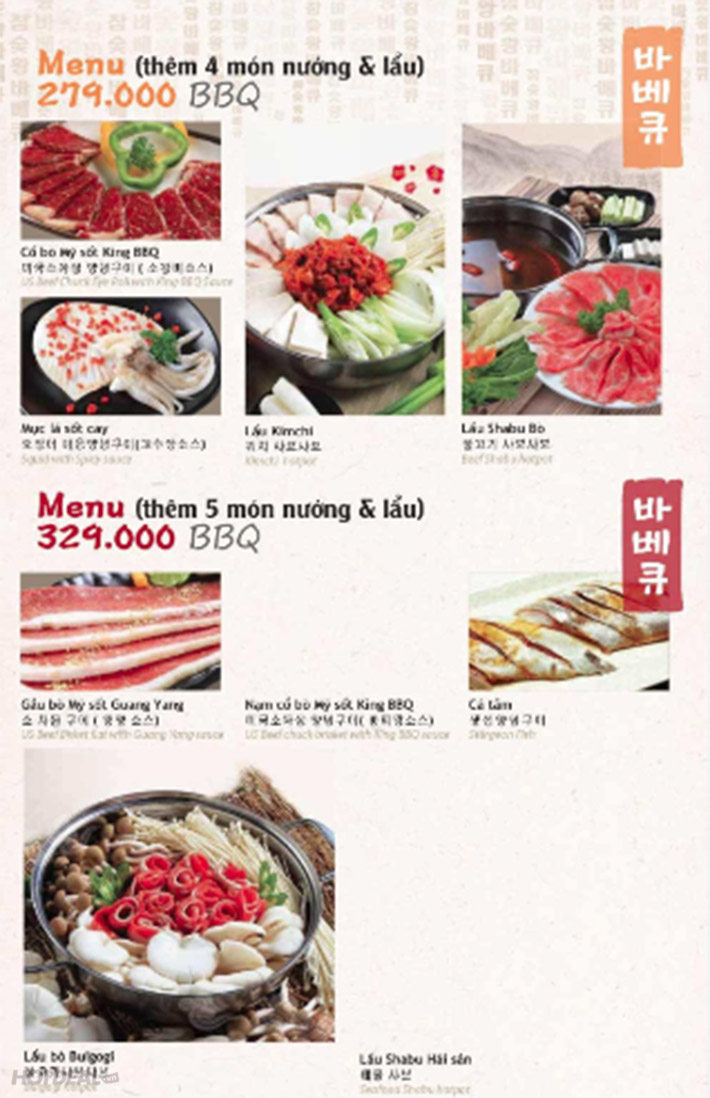 Chỉ 169K Thưởng Thức Buffet Nướng Ngon Đẳng Cấp - King BBQ Hàng Tre