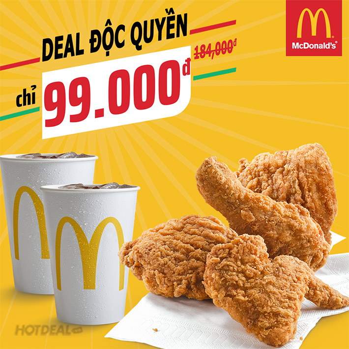 MCDONALD'S COMBO GÀ RÁN + PEPSI CHUẨN VỊ NGON LỪNG DANH THẾ GIỚI