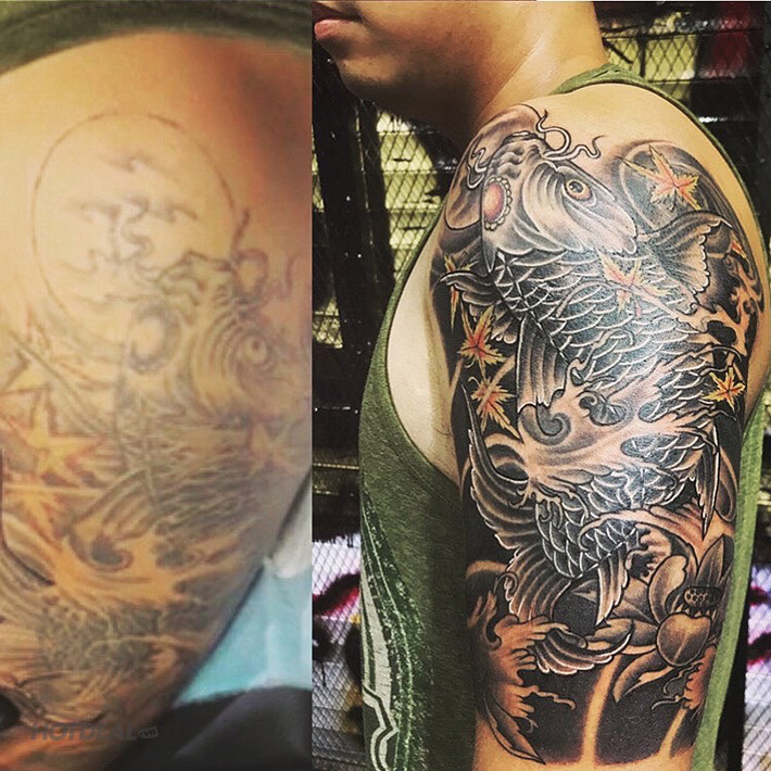 Phòng xăm Ken Nhỏ  Cover up Dragon Tattoo by Ken Ps KENTATTOOINK Chuyên   Phun Xăm Thẩm Mỹ Tattoo Body  Piercing Sửa Hình Xăm Hư Hỏng Nặng   Xoá Xăm